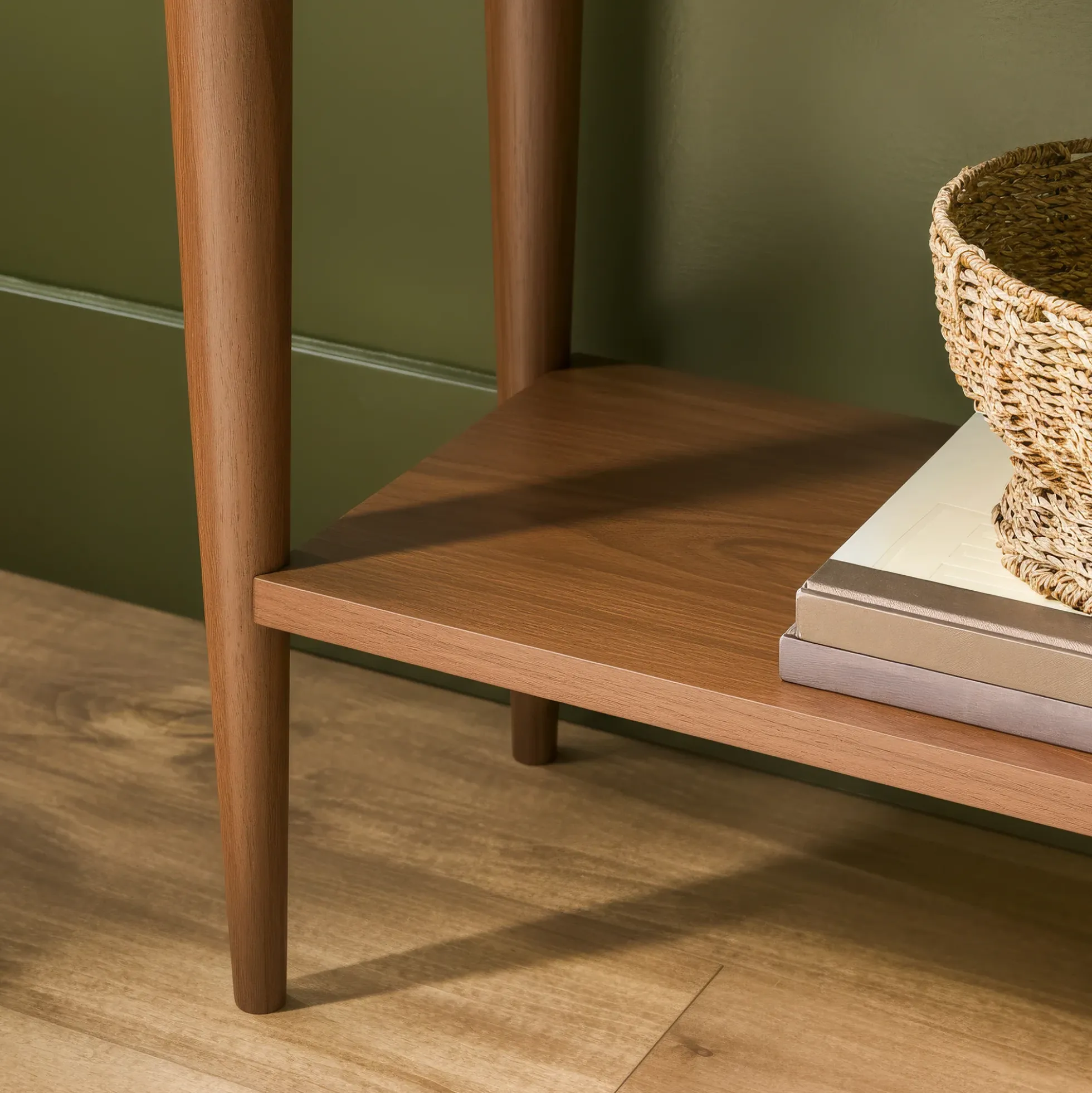 Diedra Modern Entry Table with Drawer Storage