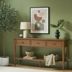 Diedra Modern Entry Table with Drawer Storage