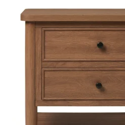 Diedra Modern Side Table with Drawers
