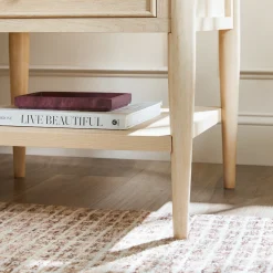 Diedra Modern Side Table with Drawers