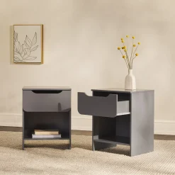 Domm Modern 1-Drawer Nightstand