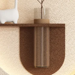 Double-Disc Adjustable 3-Color LED Sandstone Wall Art Decor