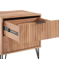 Dumbo 20' Fluted 2-Drawer Nightstand