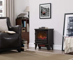 duraflame® 23' Electric Fireplace Stove Heater for up to 1,000sq ft