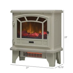 duraflame® 23' Electric Fireplace Stove Heater for up to 1,000sq ft
