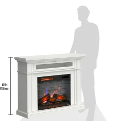 duraflame® 3D Flame Effect Electric Fireplace Wall Mantel