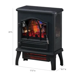 duraflame® 3D Flame Effect Electric Infrared Portable Fireplace Stove Heater
