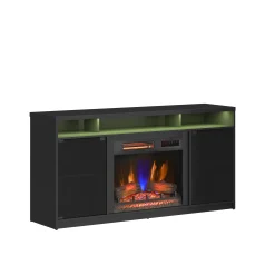 duraflame® Electric Fireplace TV Stand with Modern LED Accent Lighting & Remote