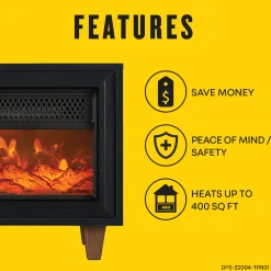 duraflame® Electric Fireplace Portable Space Heater