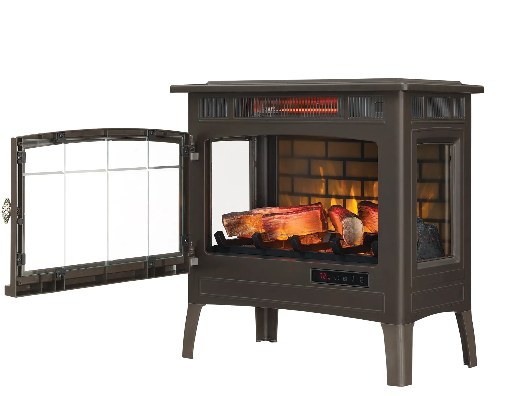 duraflame® Electric Infrared Fireplace Stove Heater with 3D Flame Effect