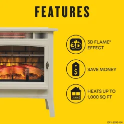 duraflame® Electric Infrared Fireplace Stove Heater with 3D Flame Effect