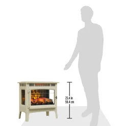 duraflame® Electric Infrared Fireplace Stove Heater with 3D Flame Effect