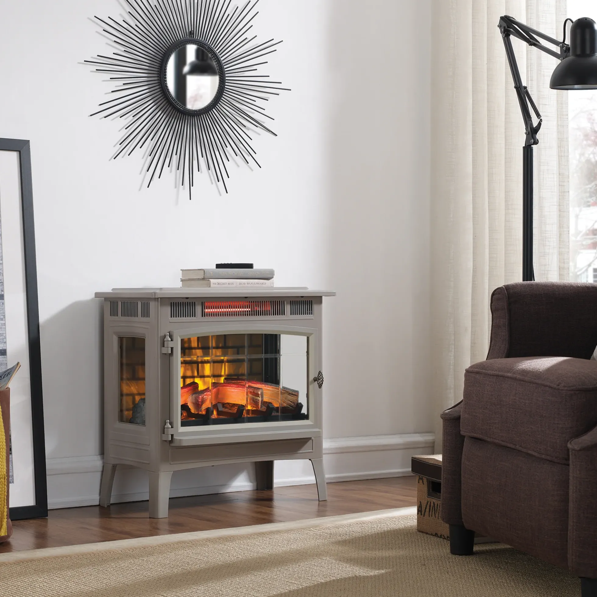 duraflame® Electric Infrared Fireplace Stove Heater with 3D Flame Effect
