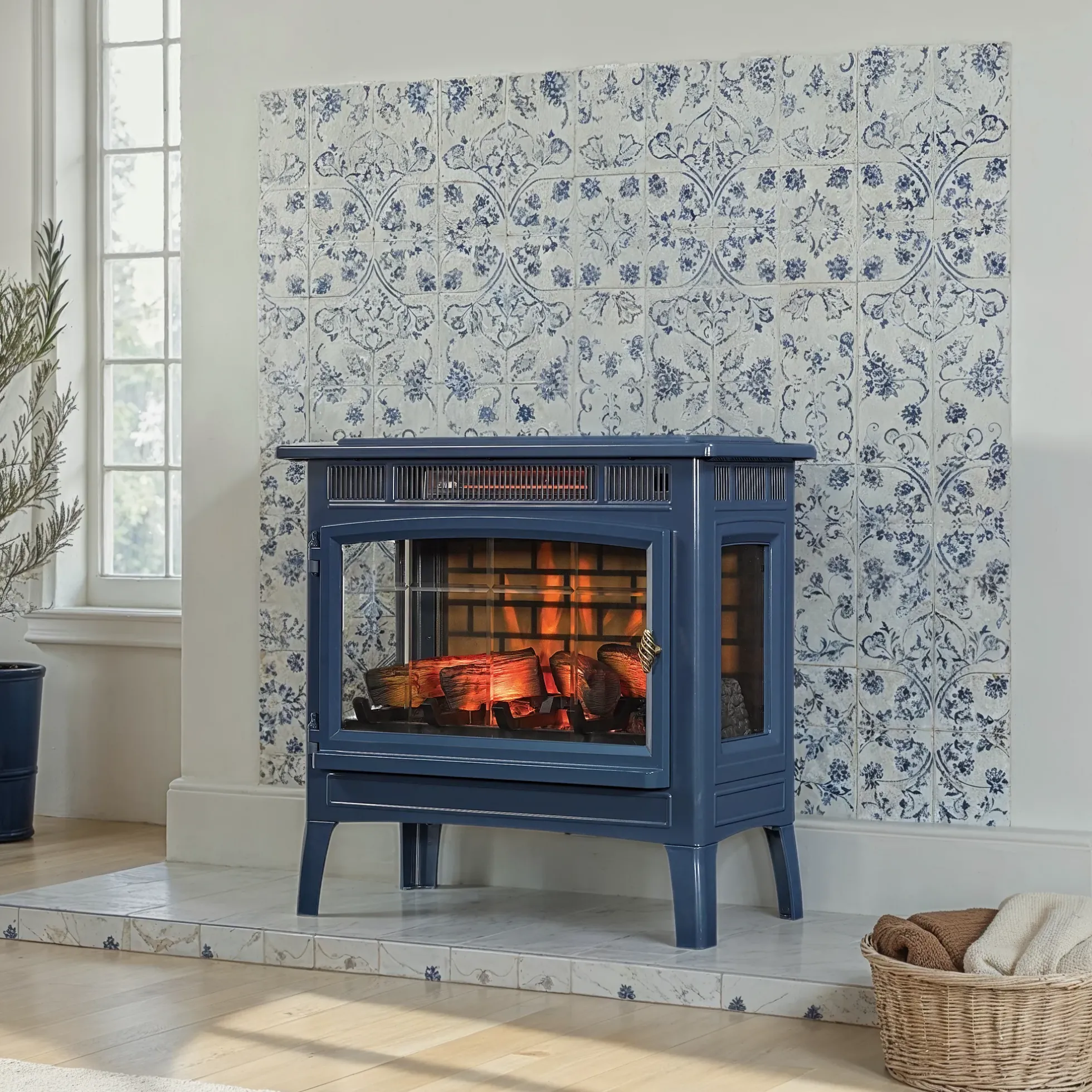 duraflame® Electric Infrared Fireplace Stove Heater with 3D Flame Effect