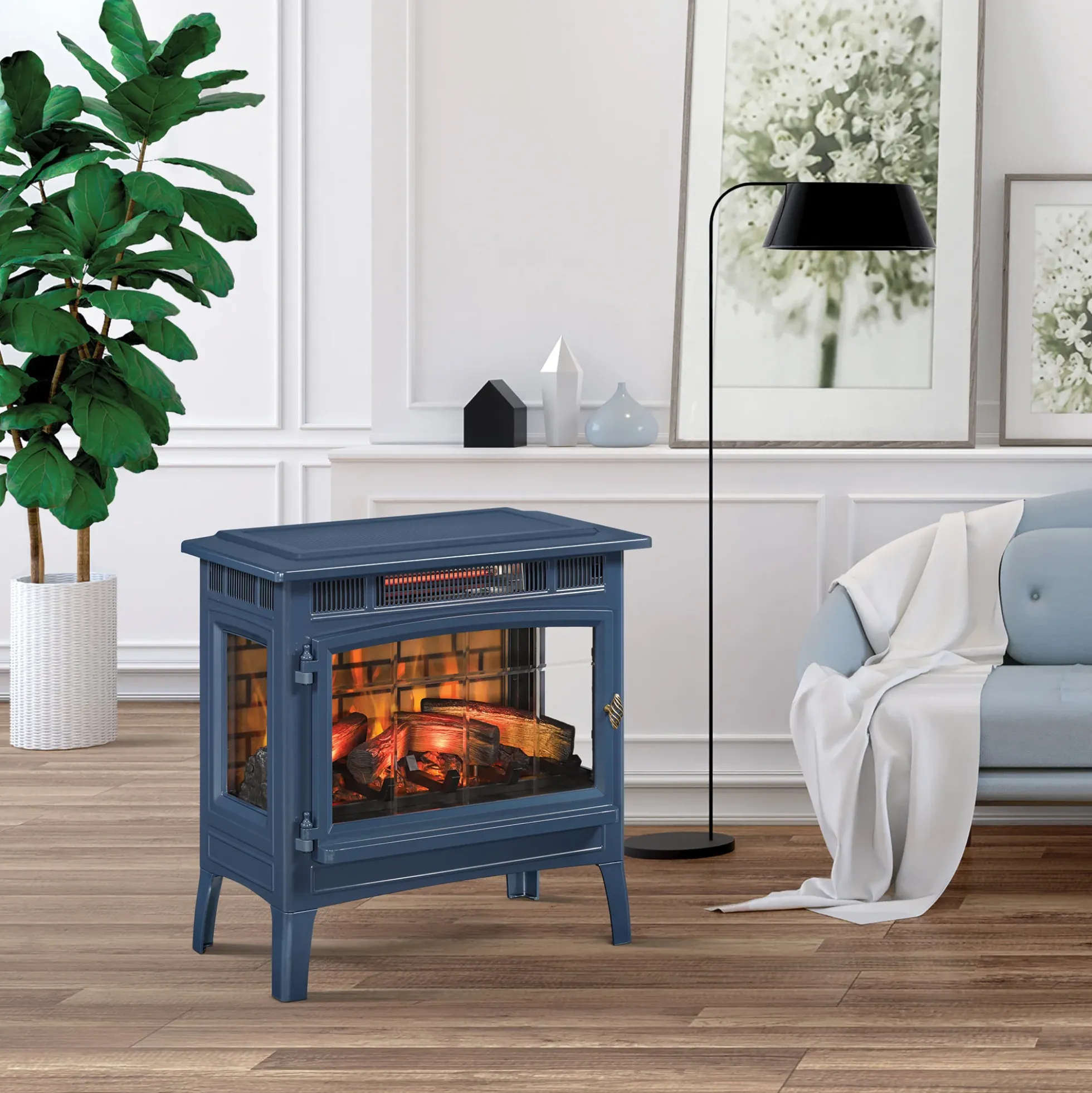 duraflame® Electric Infrared Fireplace Stove Heater with 3D Flame Effect