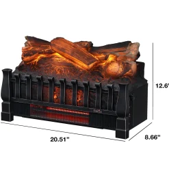 duraflame® Electric Infrared Log Set with Remote Control