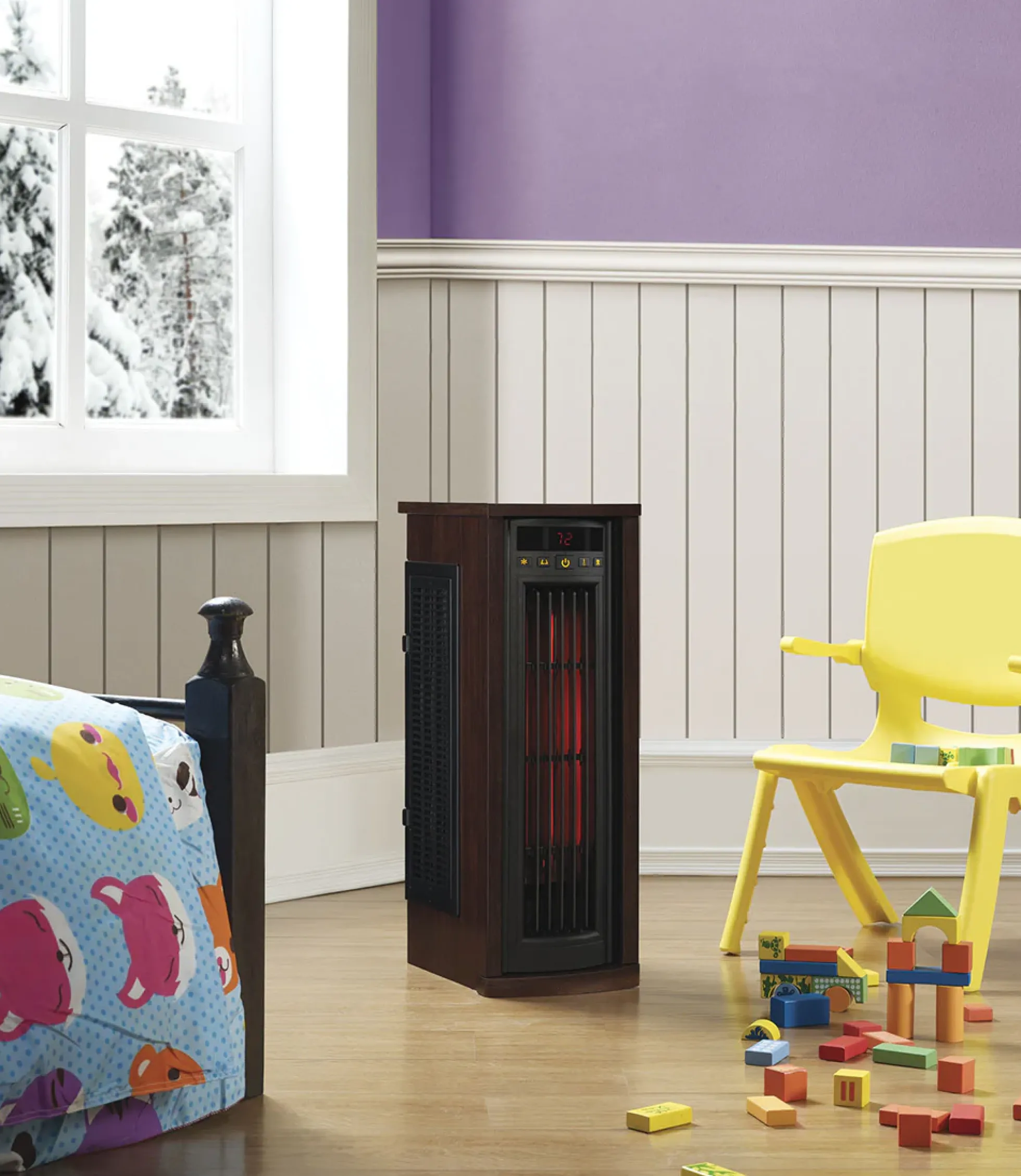 duraflame® Electric Infrared Oscillating Tower Space Heater