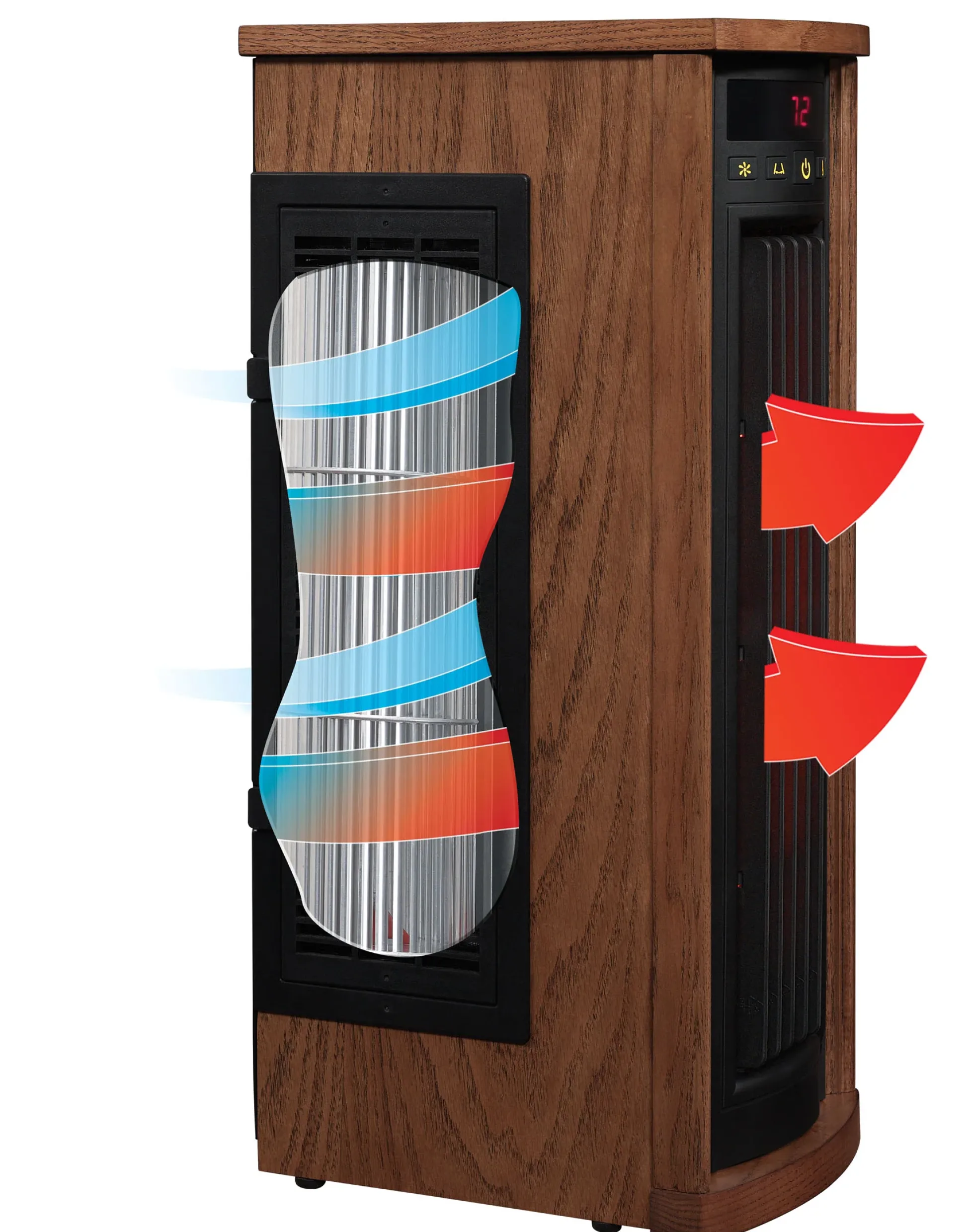 duraflame® Electric Infrared Oscillating Tower Space Heater