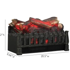 duraflame® Electric Log Set Heater with Remote Control