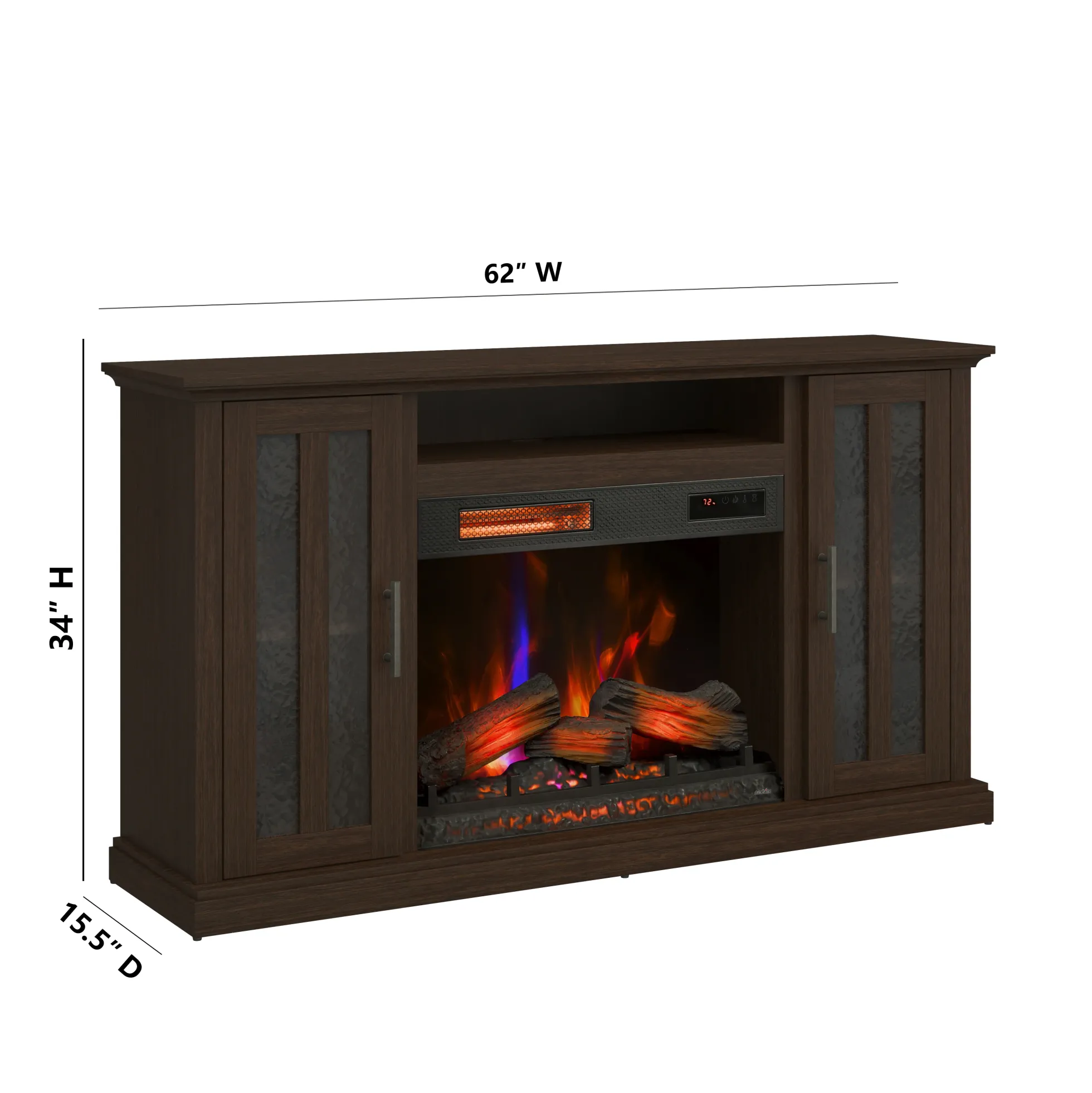 duraflame® Farmhouse Electric Fireplace TV Stand Media Console