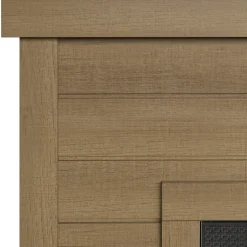 duraflame® Farmhouse Shiplap Electric Fireplace Wall Mantel