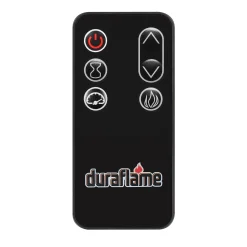 duraflame® Windowpane Glass Door Electric Fireplace TV Stand Media Console