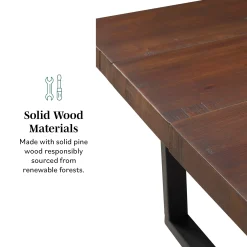 Durango Distressed Wood Dining Table