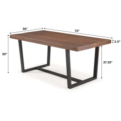 Durango Distressed Wood Dining Table