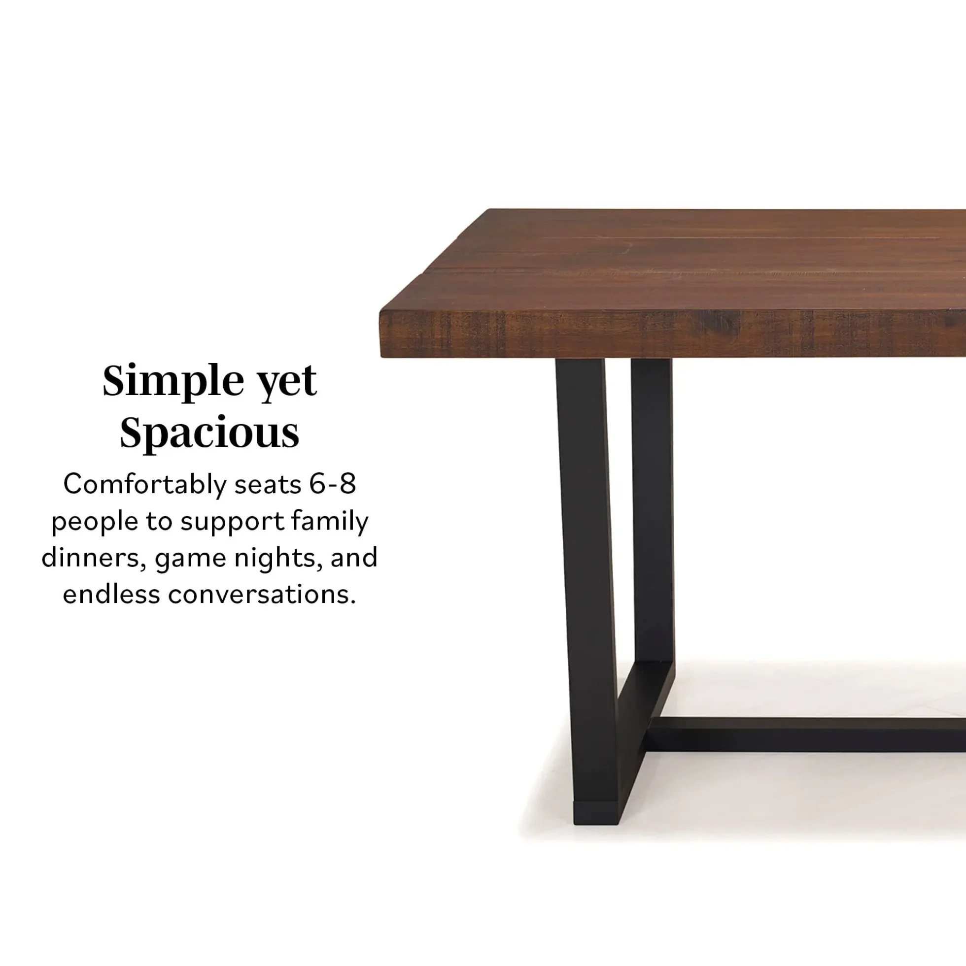 Durango Distressed Wood Dining Table