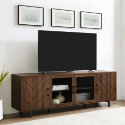 Ella Herringbone TV Stand