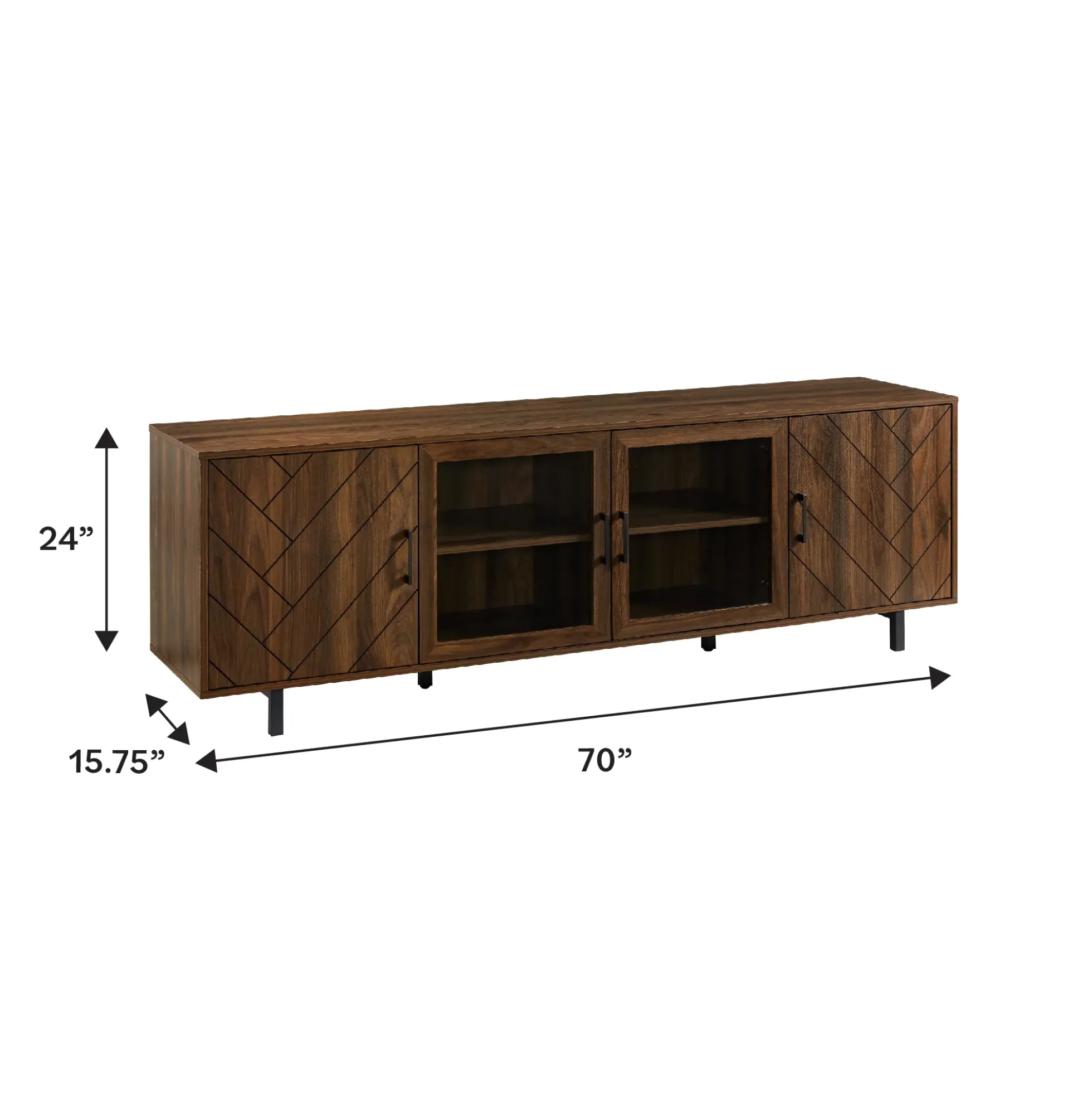 Ella Herringbone TV Stand