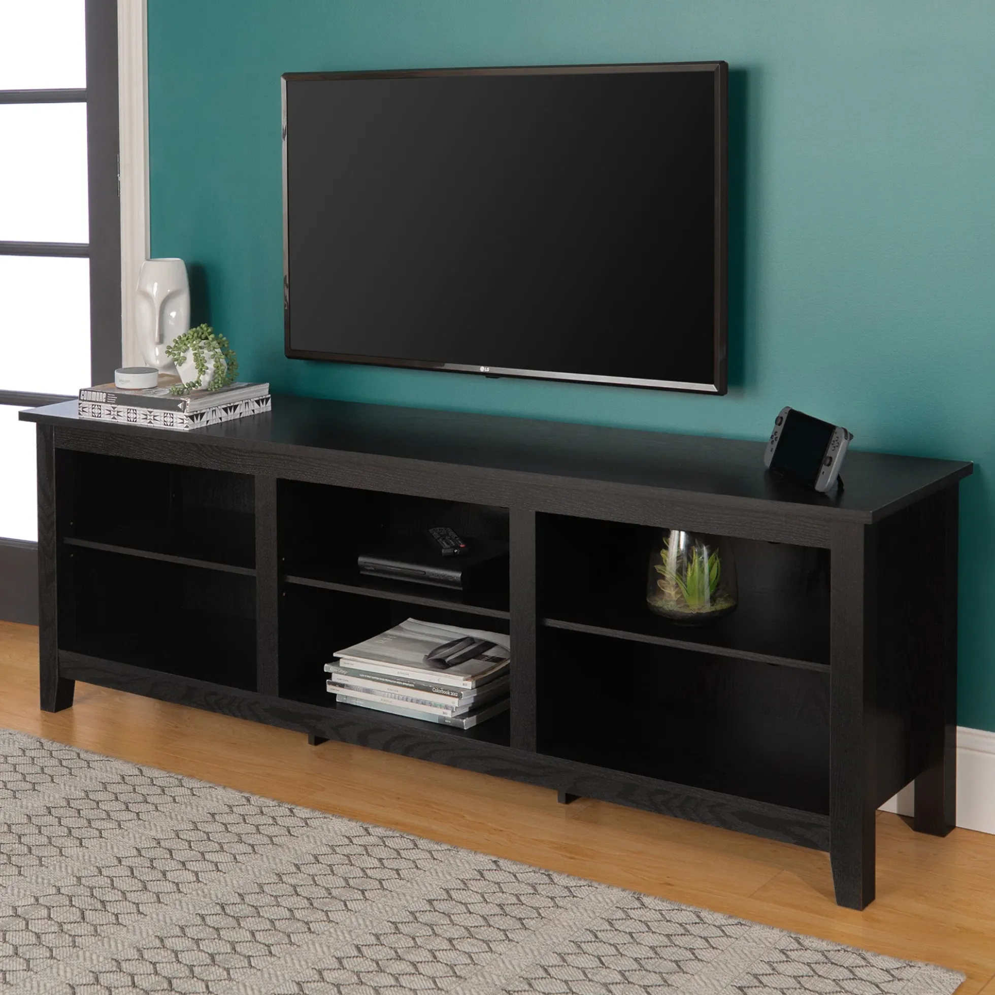 Essential 70" Rustic Wood TV Stand