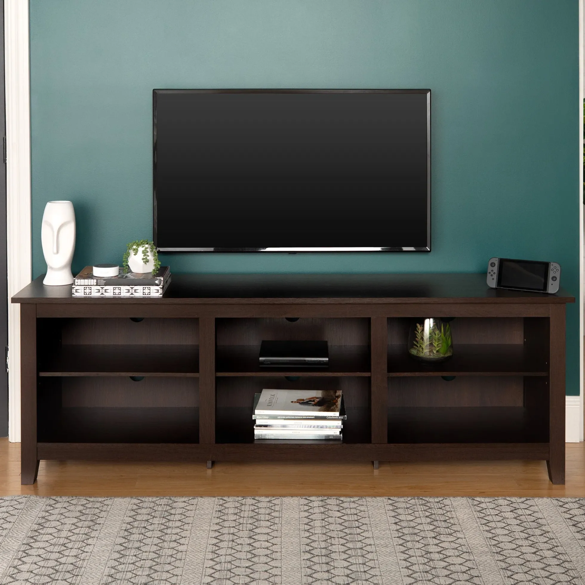 Essential 70" Rustic Wood TV Stand