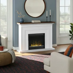 Farmhouse Wall Mantel with 23" Electric Fireplace