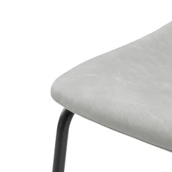 Faux Leather 2-Piece Bar Stools