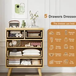 Fluted 5 Drawer 26