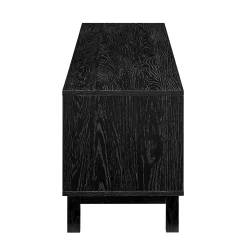 Hamkke Boho 2-Door Faux Rattan TV Stand