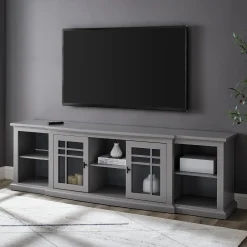 Hattie Glass-Door TV Stand