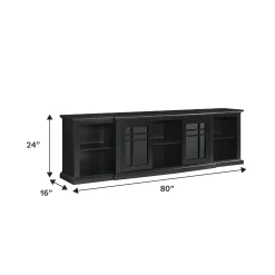 Hattie Glass-Door TV Stand