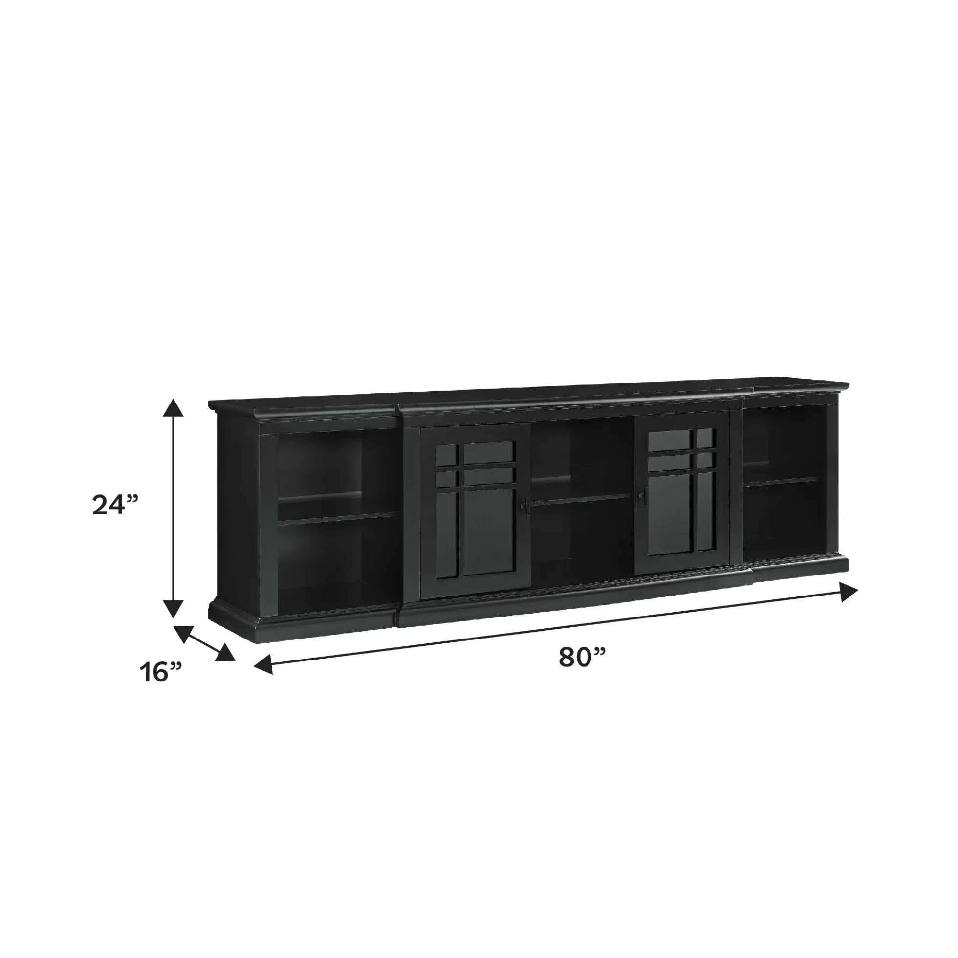 Hattie Glass-Door TV Stand