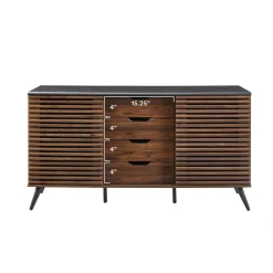Havana Sliding Door Drawer Sideboard / TV Stand