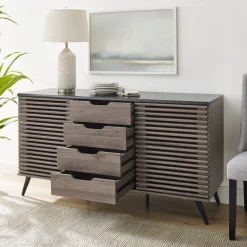 Havana Sliding Door Drawer Sideboard / TV Stand