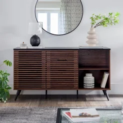 Havana Sliding Door Drawer Sideboard / TV Stand