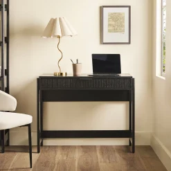 Holmes Modern Scandinavian Reeded Writing Desk