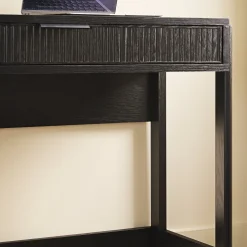Holmes Modern Scandinavian Reeded Writing Desk