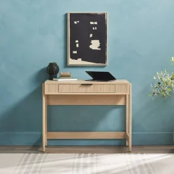 Holmes Modern Scandinavian Reeded Writing Standing Desk
