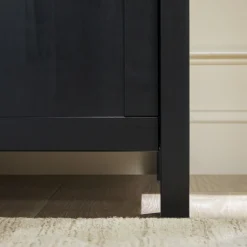 Isla Modern TV Stand with Glass Top