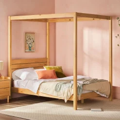 Isla Solid Wood Canopy Bedframe Collection