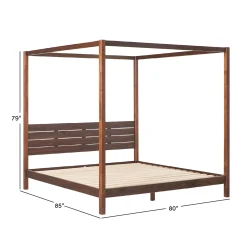 Isla Solid Wood Canopy Bedframe Collection