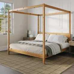 Isla Solid Wood Canopy Bedframe Collection